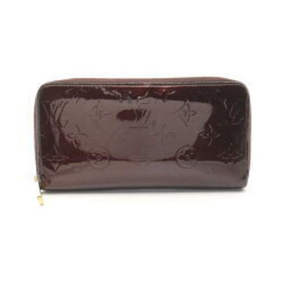 Louis Vuitton Zippy Wallet Long Leather Vernis Purple - Picture 1 of 8